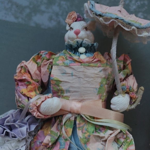 Handmade paper mache rabbits - Picture 4 of 12